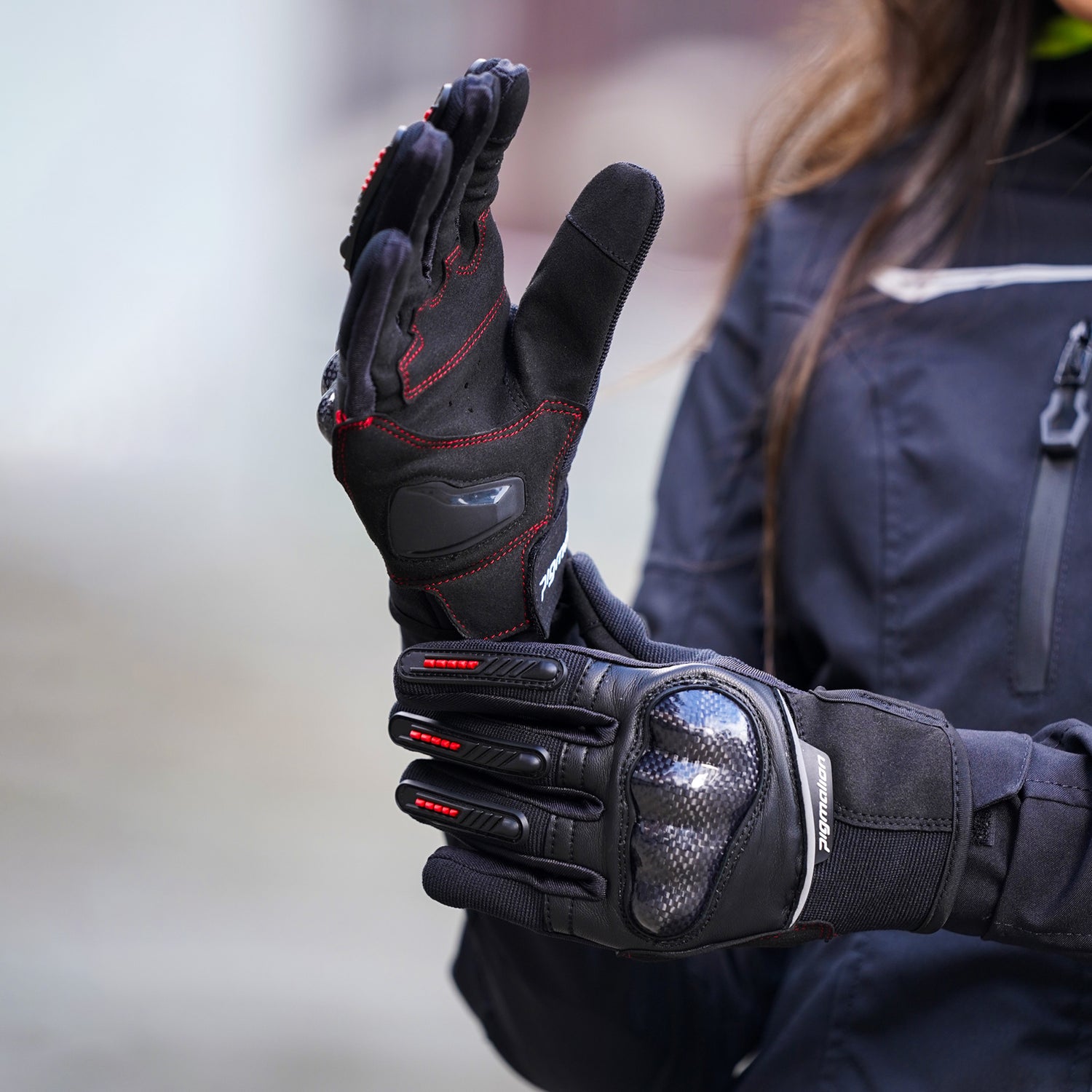 Guantes Protección Vortex Rojo