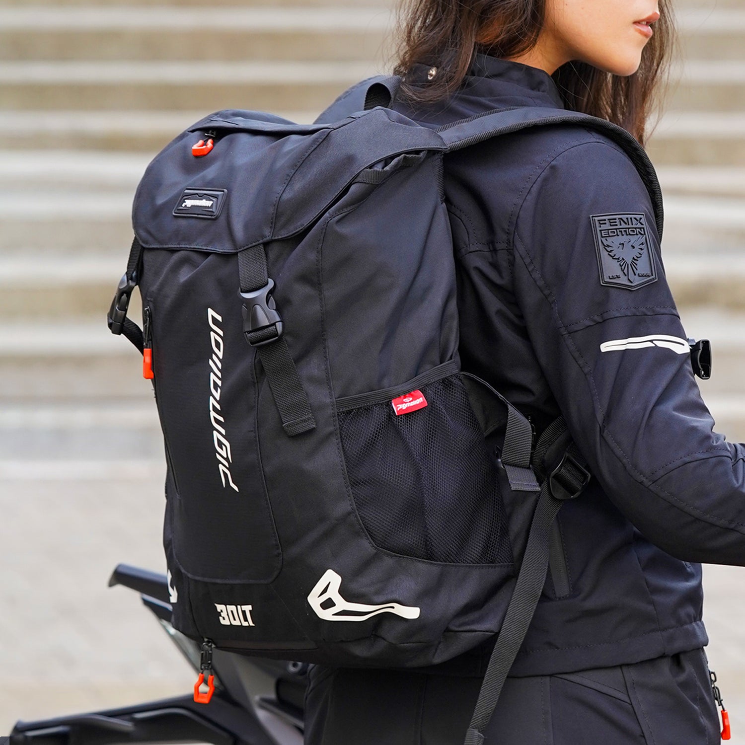 Motomorral Impermeable Negro