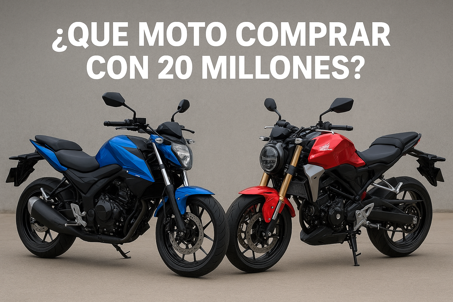 ¿Qué Moto Comprar Con 20 Millones en Colombia?