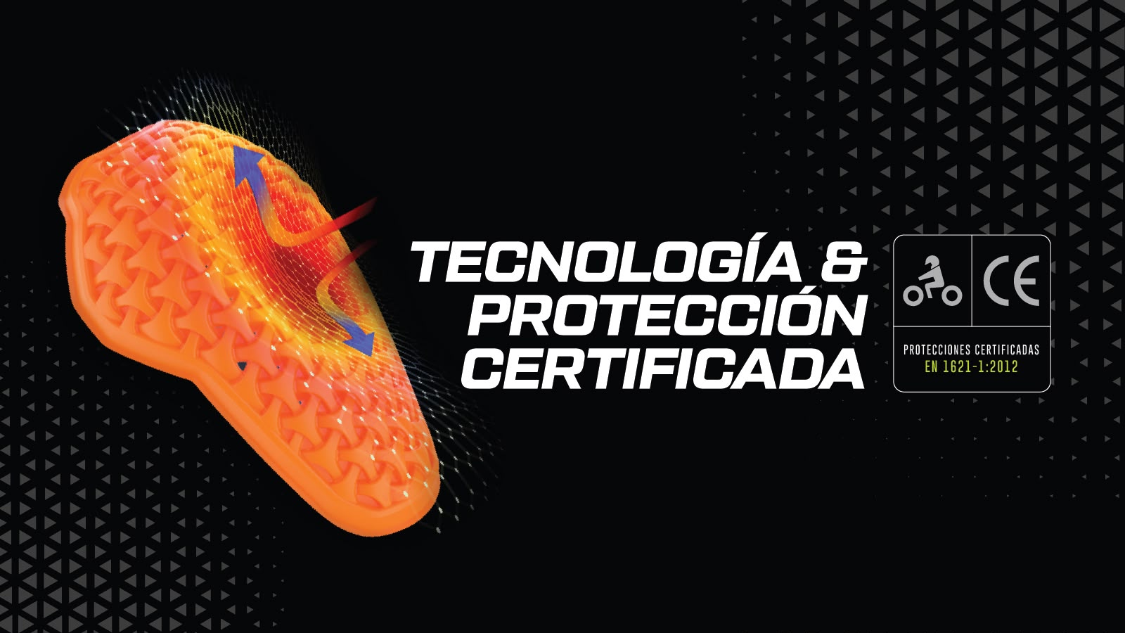 Protector de impacto para moto certificado CE bajo la norma EN 1621-1:2012 — Pigmalion Moto