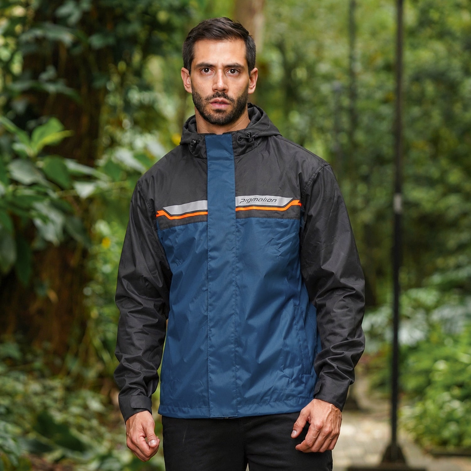 Cortavientos Rexa Imp 100% Azul