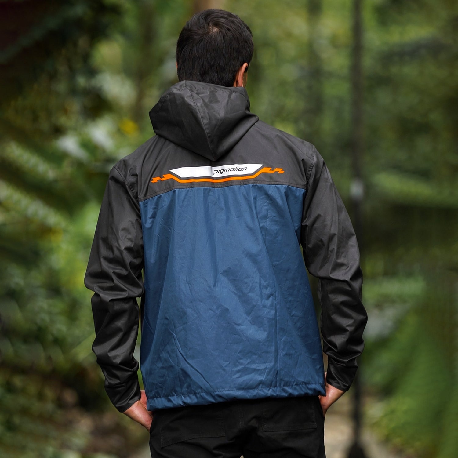 Cortavientos Rexa Imp 100% Azul