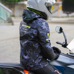 Chaqueta para moto Fenix camo gris protección CE1621-1 Pigmalion