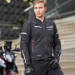 Chaqueta para moto Genesis Pro Invierno negra hombre Pigmalion