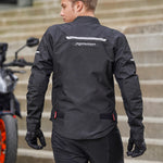 Chaqueta para moto Genesis Pro Invierno negra hombre Pigmalion