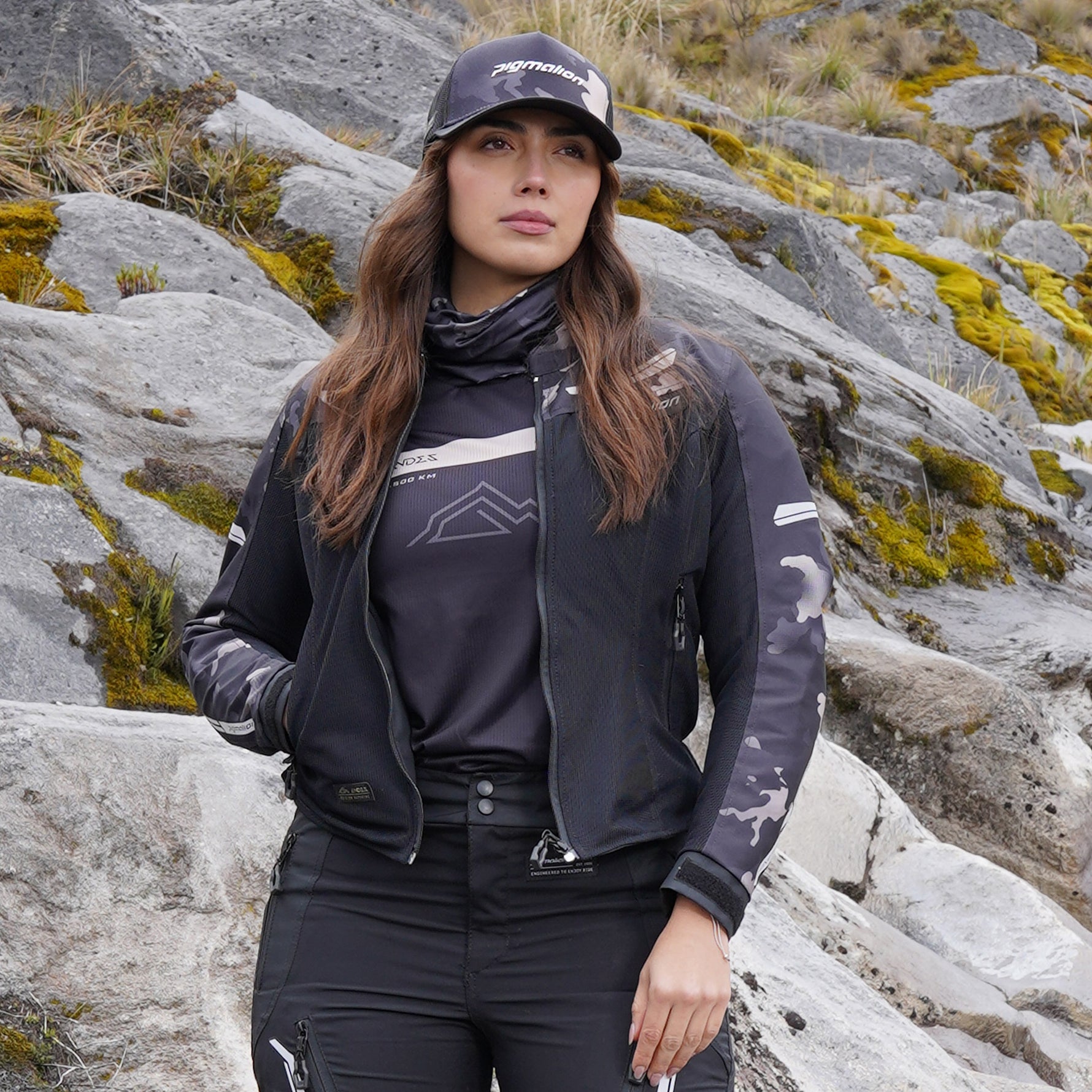 Chaqueta para moto Genesis Pro Verano Andes mujer Pigmalion Colombia
