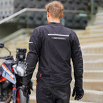 Chaqueta para moto Genesis Pro Verano negra hombre Pigmalion