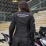 Chaqueta para moto Genesis Pro Verano negra mujer Pigmalion