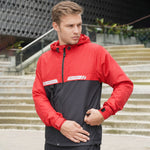 Cortavientos para moto Euro rojo Pigmalion Colombia