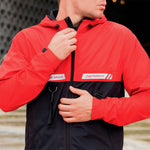 Cortavientos para moto Euro rojo Pigmalion Colombia