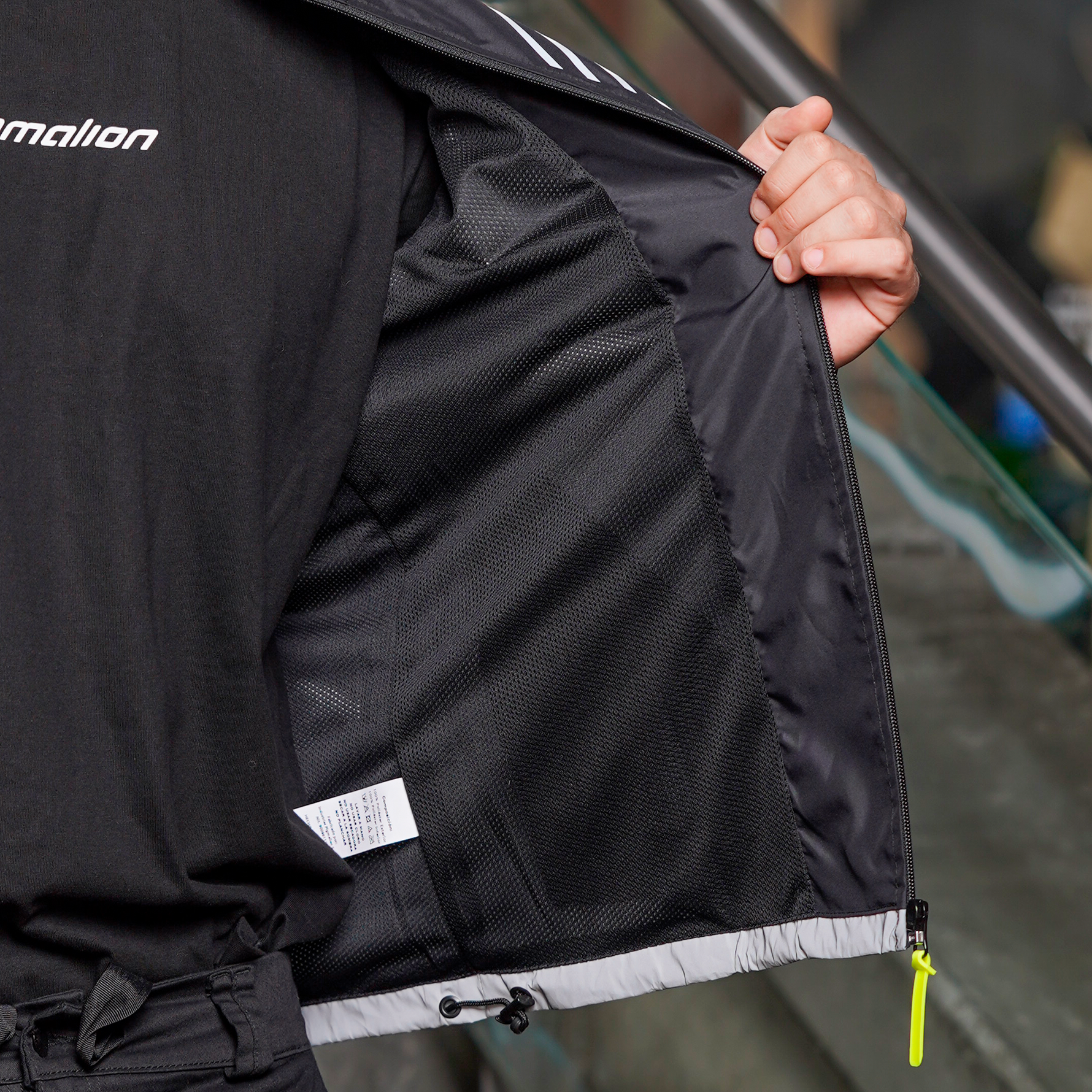 Cortavientos para moto Real Riders hombre reflectiva Pigmalion