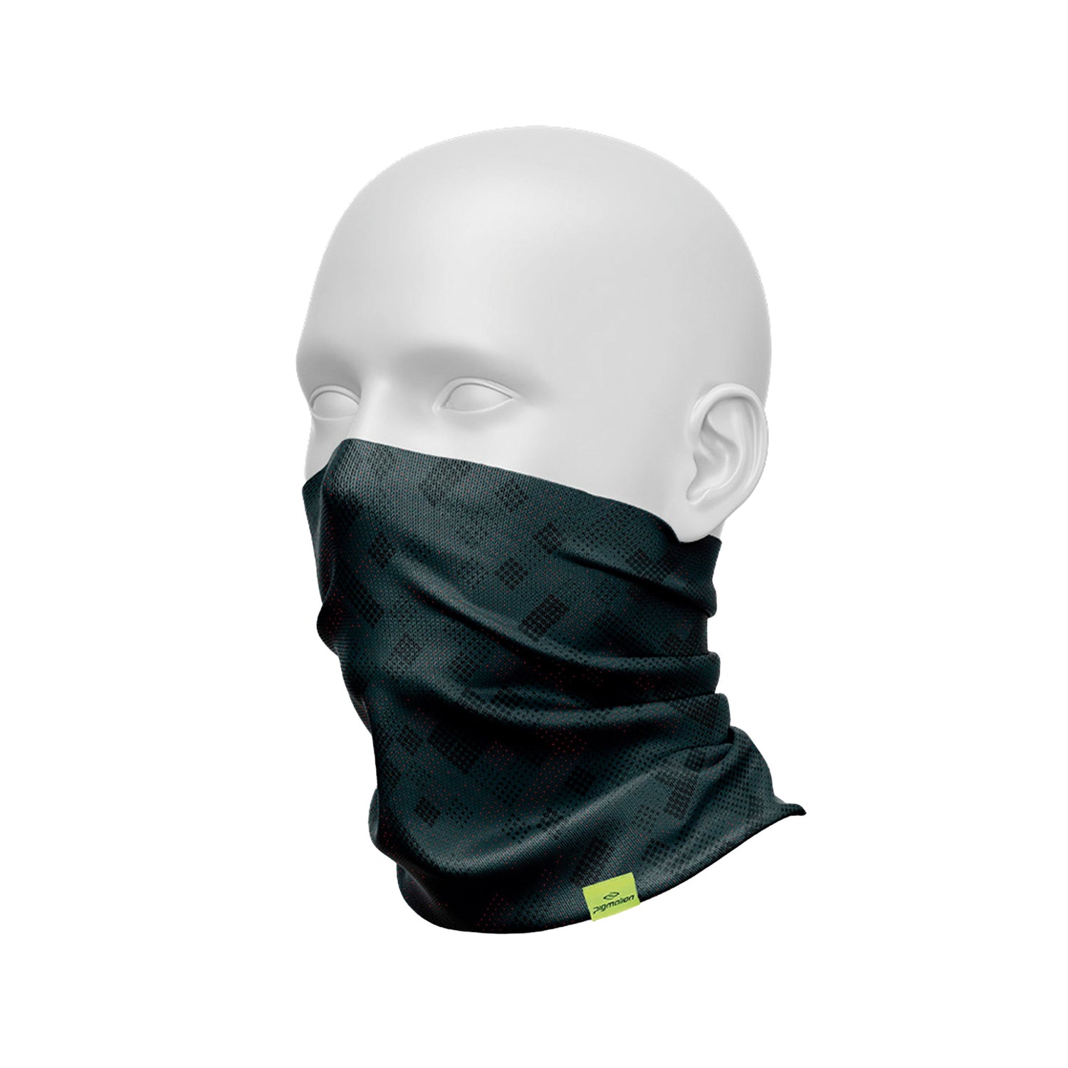 Cuello multifuncional diagonales naranjas para moto alta visibilidad Pigmalion