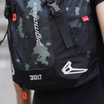 Motomorral impermeable camo verde 30L portacasco moto Pigmalion