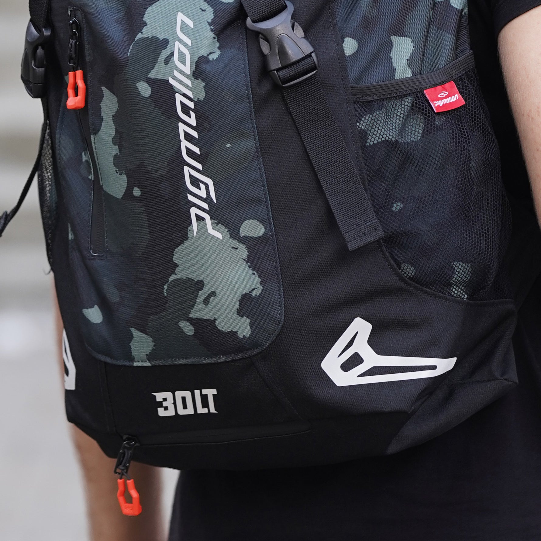 Motomorral impermeable camo verde 30L portacasco moto Pigmalion