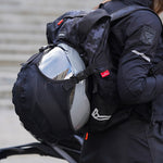 Motomorral impermeable negro 30L portacasco moto Pigmalion