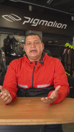 Chaqueta para moto Genesis Pro Invierno negra hombre Pigmalion
