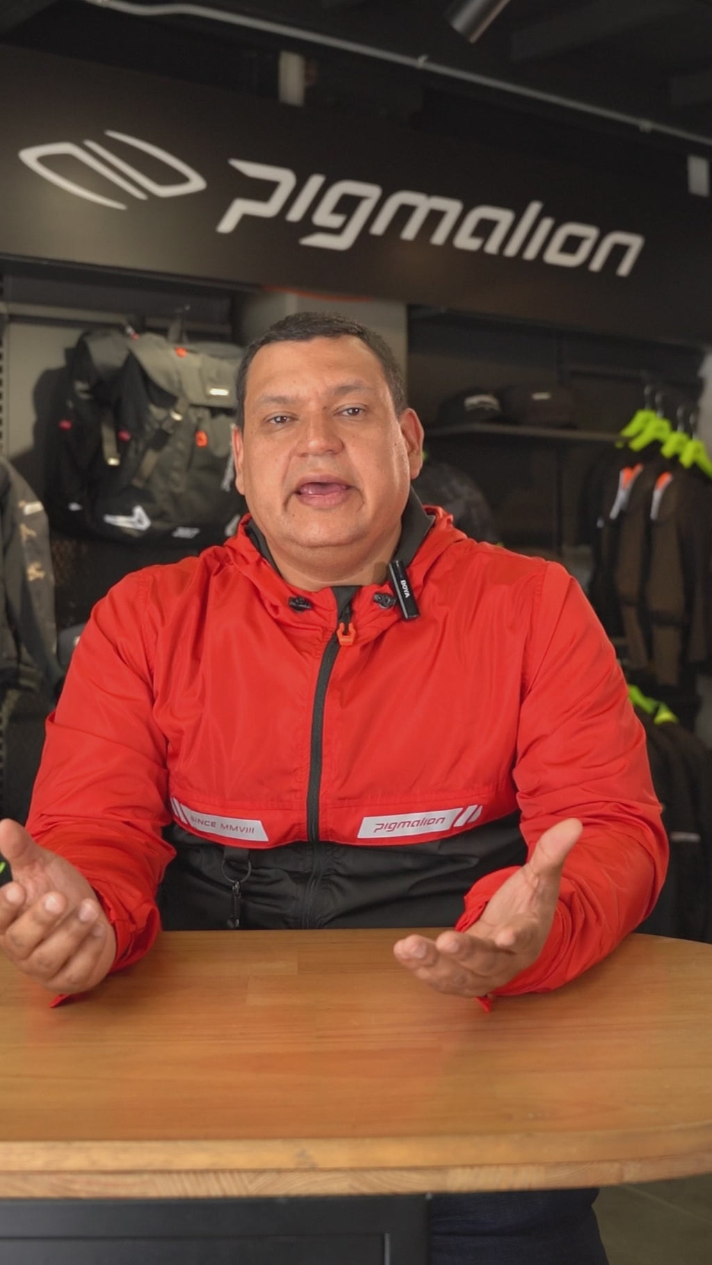 Chaqueta para moto Genesis Pro Invierno negra hombre Pigmalion